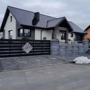 Nowoczesne ogrodzenie aluminiowe, montaż Otmuchów